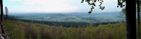 panorame z vyhlídky na Hembergu (Křemenáč)
