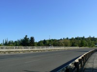 Pohled z mostu přes trať