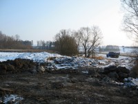 revitalizace Dolejšího rybníka - únor 2012