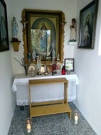 vnitřek kaple Panny Marie