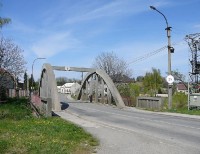 Dřevohostice: Obloukový betonový most