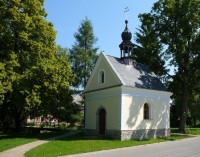 Bohuňovice: Kaplička v parčíku u Trusovického potoka