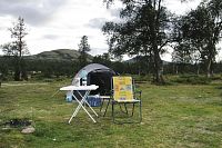 Masiv Rondane 01- tábořiště Folldal Fricamping