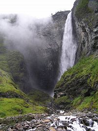 Vodopád Vettisfossen 09- 245 m vysoký