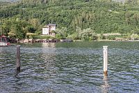 003 Obec San Cristoforo, jezero Lago di Caldonazzo, kemp San Cristoforo