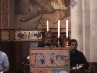 Lourdes, bohoslužba v bazilice