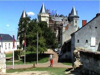 Saumur - zámek v opravě