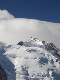 Pohled z Aiguille du Midi (3842 m)