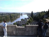 Amboise - pohled z ochozu zámku