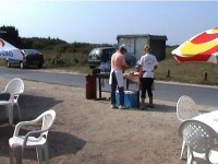 Utah Beach - památník a klobásy