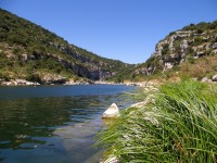 Kaňon Ardéche-řeka Ardéche