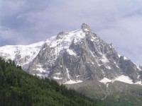 Aiquille du Midi z kempu v Chamonix