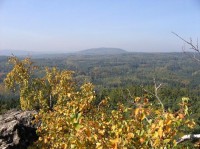 Výhled z Vraní skály - Křivoklátské lesy