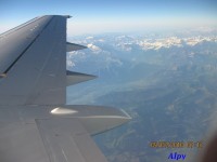 Přelet nad Alpami