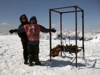 Na vrcholu Monte Cavallo di Pontebba (2240 m)