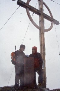 Na vrcholu Croda di Cengles - 3375 m.n.m.
