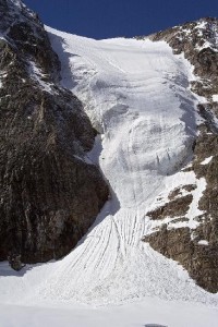 Převislý, visutý ledovec Zayferner