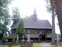 Dřevěný hřbitovní kostel Broumov