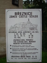 Na zámek Březnice