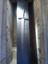 Malostranská mostecká věž-Bruncvíkův meč