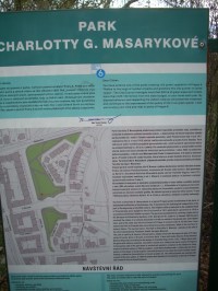 park Ch.Masarykové nedaleko P.B.