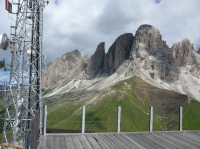 Dolomity: pohoří Sasso Lungo  - pohled z Col Rodella