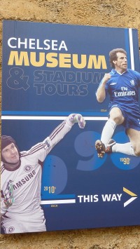 Fotky z návštěvy stadionu fotbalového klubu Chelsea