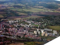 pražské předměstí: letecký snímek