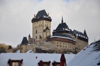 hrad v zimní kráse