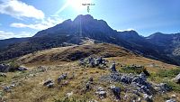 Maglič 2386m.n.m. - nejvyšší hora Bosny a Hercegoviny
