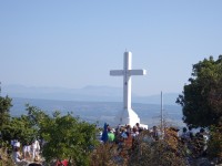 Križevac- vrch vysoký 448 m.n m. Kříž je z r. 1933