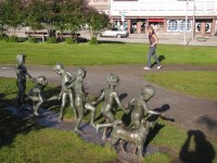 sochy v parku