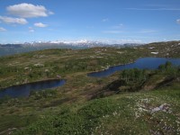 pohled z vrcholu Korgfjellet