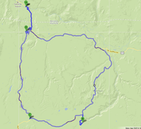 12. den 90 mil, B-Yellowstone Canyon, C-Noris Basin, D-Mammoth teraces 
