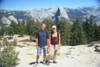 pohled z vrcholu směr Half Dome