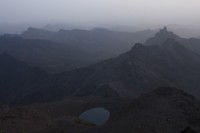 Top peaks view on Mount Kenya