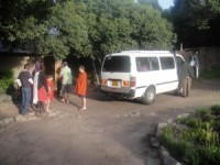 Enchoro Guests at Camp after Game Viewing