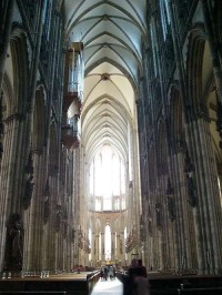 Kolínská katedrála - střední loď