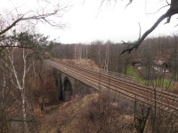Viadukt na trati z Karlových Varů do Chodova - 12.1.2012
