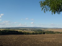 Výhled na Holubice od smírčího kříže - 28.08.2011