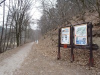 Jena z cest do Mariánského údolí (modrá i červená značka) - 6.2.2012