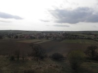 Přírodní památka Horka - pohled z hlavního pahorku západním směrem na Bedřichovice a Brno - 2.4.2012
