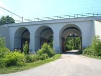 Železniční mosty nad Rokytkou u Hořejšího rybníka - 15.6.2012