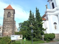Zvonice a kostel sv.Gotharda v Českém Brodu - 15.6.2012
