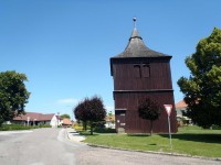 Dřevěná zvonice ve Staré Vodě - 16.6.2012