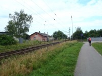 Chodník kolem trati v Třebechovicích pod Orebem - 17.6.2012