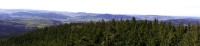 Z rozhledny na Sedle u Albrechtic je nádherný výhled na  Šumavu i podhůří