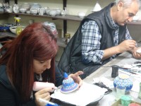Avanos malířka keramiky