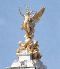 Londým pomník královny Viktorie vítězství