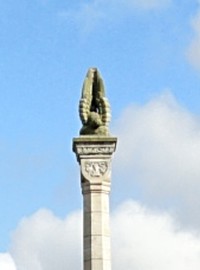 Blairgowrie detail špice pomníku